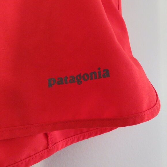 PATAGONIA Nine Trails Shorts Lined 4" in Orange Red Gorpcore Running - Size S - Picture 3 of 14